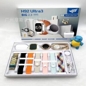 H92 Ultra3 Smart Watch Bluetooth Call Wireless Earphone Audio Set Huaqiangbei Watch S10 Cross-Border