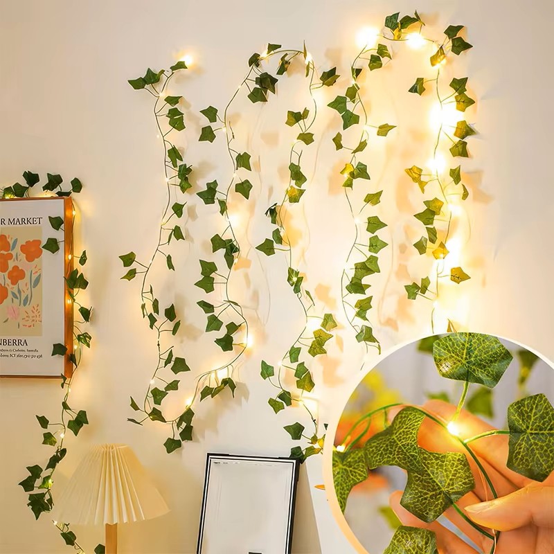 7Ft Leaf Fairy String Light
