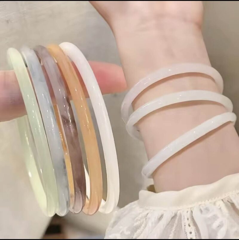 Jade Bracelet Set (3 Pcs)