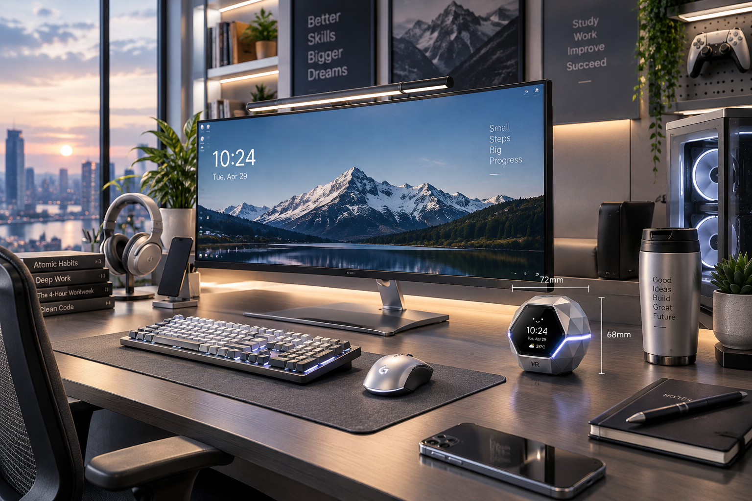Creator desk setup